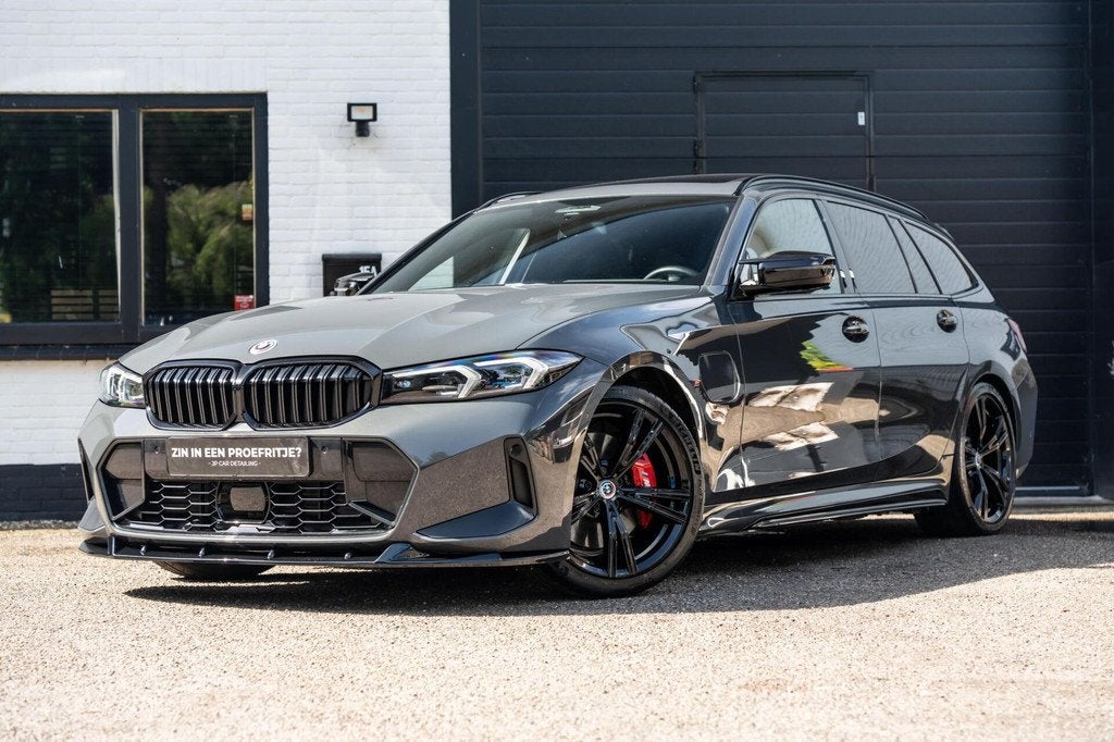 BMW 3-serie Touring 330e M stoel Pano H&K HUD DravitGrau, Auto's, BMW, Automaat, 1998 cc, Gebruikt, Zwart