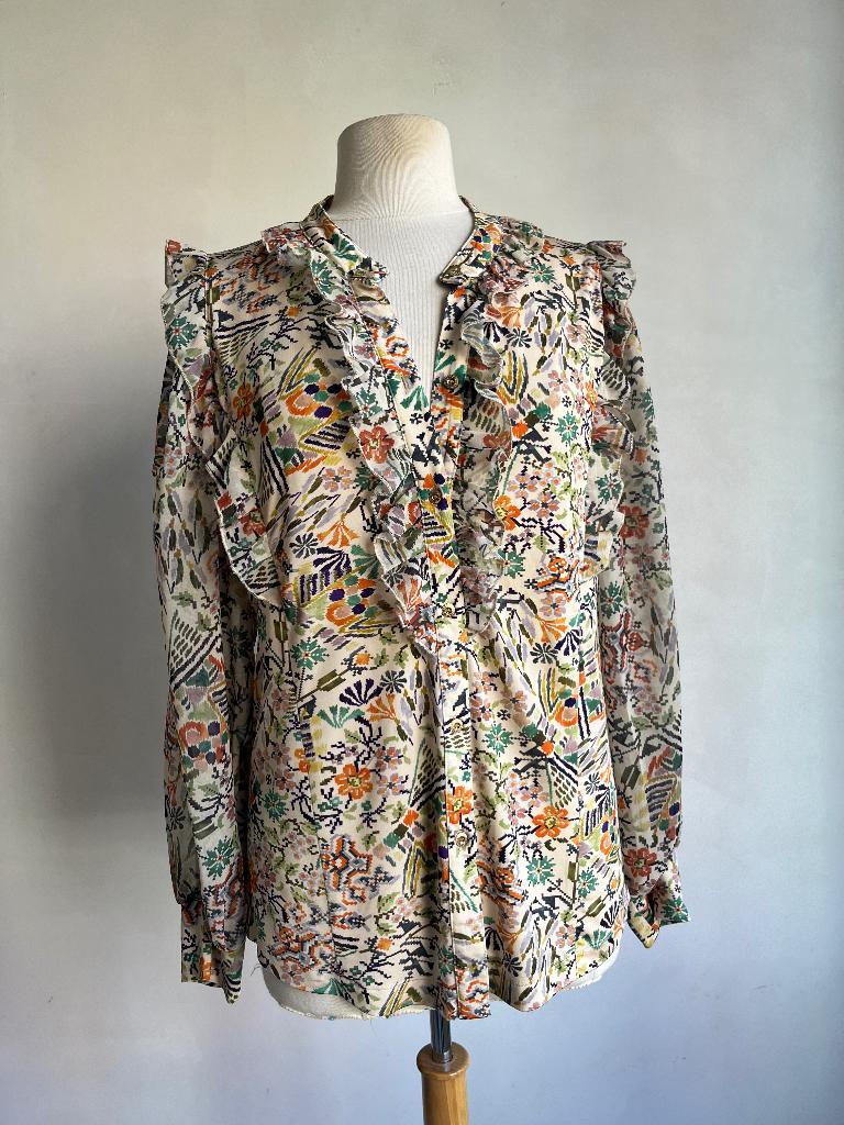 tessa koops blouse maat L, Tessa koops, Verzenden, Zo goed als nieuw, Maat 42/44 (L)