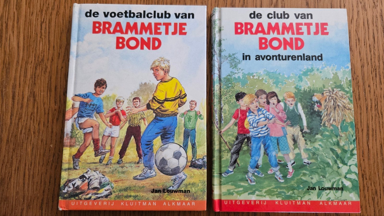 Brammetje Bond boeken: Voetbalclub & Avonturenland, Boeken, Ophalen of Verzenden, Gelezen, Jan Louwman, Fictie algemeen