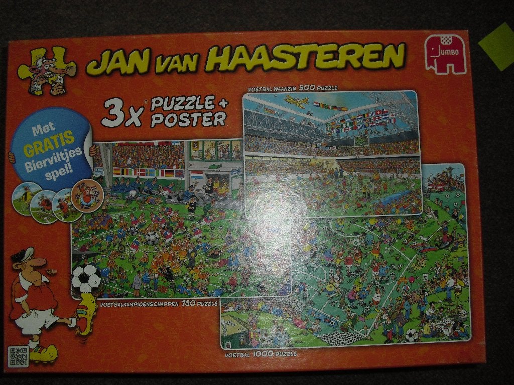 Veel Jan van Haasteren puzzels, Ophalen of Verzenden, 500 t/m 1500 stukjes, Gebruikt, Legpuzzel