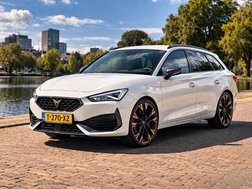 Cupra Leon 1.4 E-hybrid 245pk Dsg-6 2022 Wit, Auto's, Cupra, 77 km/l, Zwart, 4 cilinders, Leon
