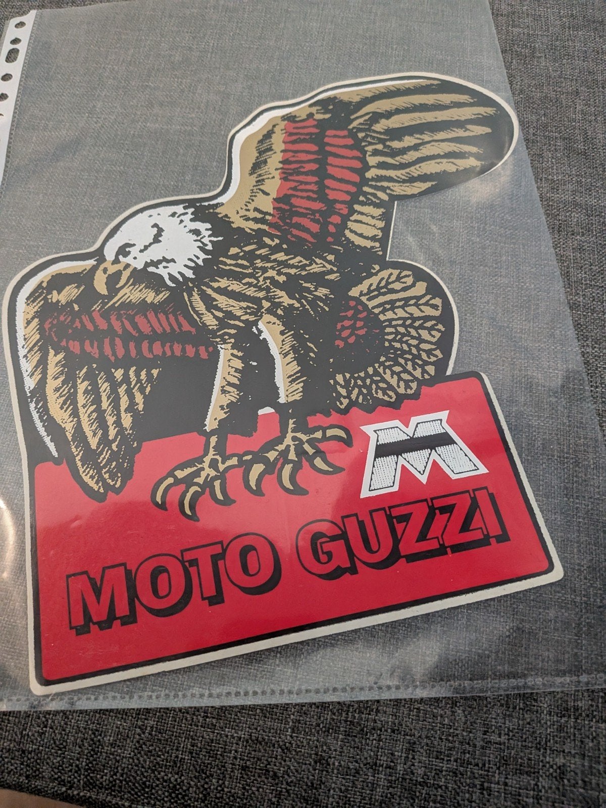 Moto Guzzi sticker, Ophalen of Verzenden, Nieuw, Auto of Motor
