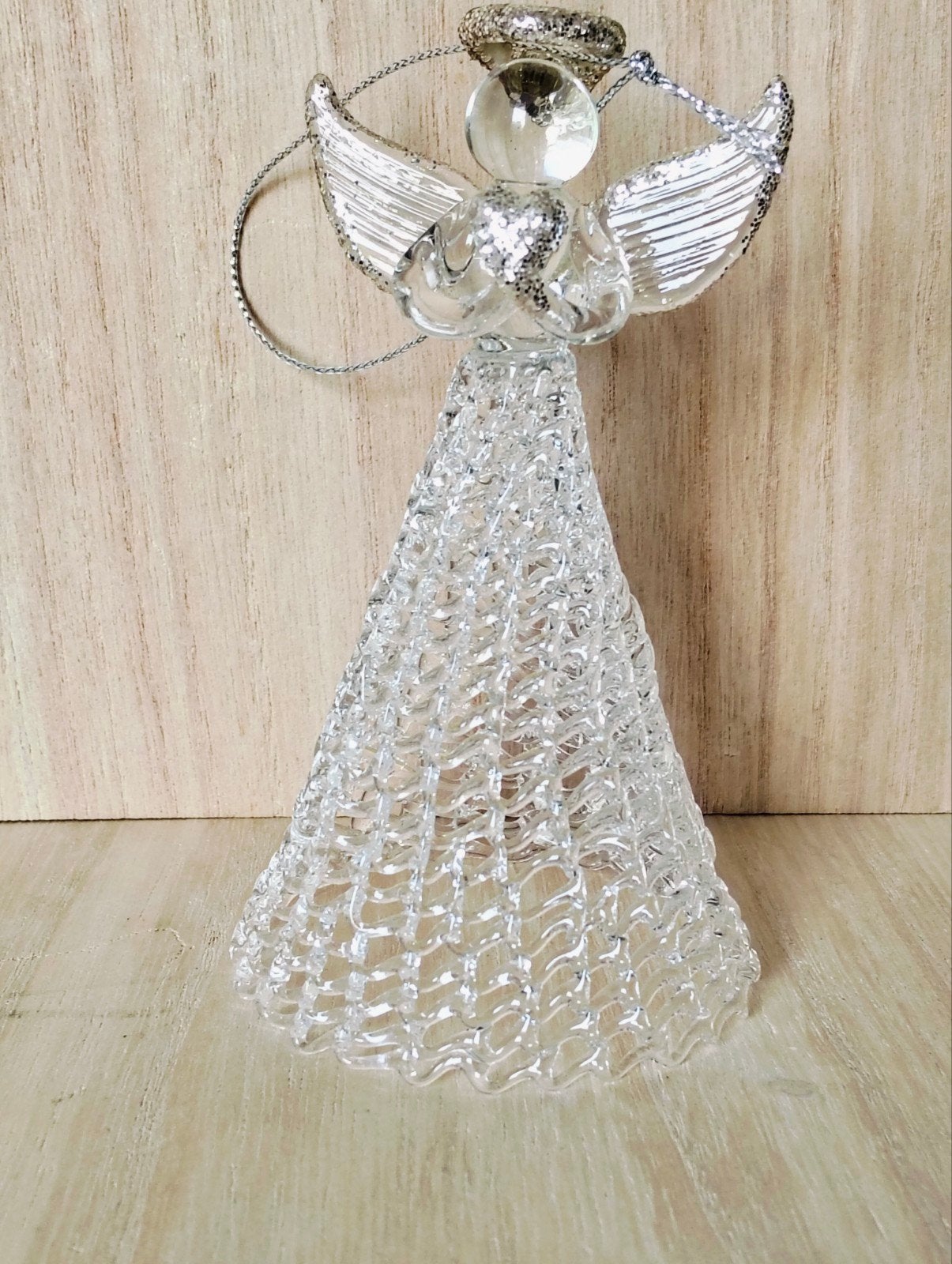 kerstversiering Glazen Kerst engel, Diversen, Ophalen of Verzenden, Nieuw