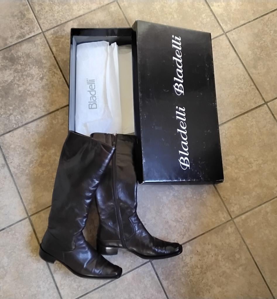 Donker bruine Bladelli laarzen maat 38, Kleding | Dames, Schoenen, Ophalen, Hoge laarzen, Bladelli, Bruin