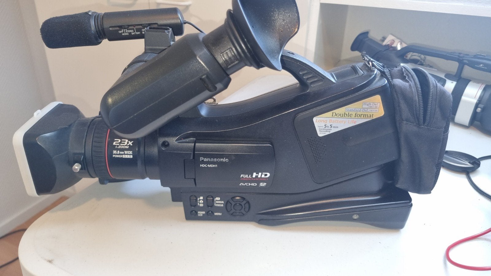 Panasonic HDC-MDH1 Full HD Camcorder met Externe Microfoon, Panasonic, 20x of meer, Ophalen of Verzenden, Full HD