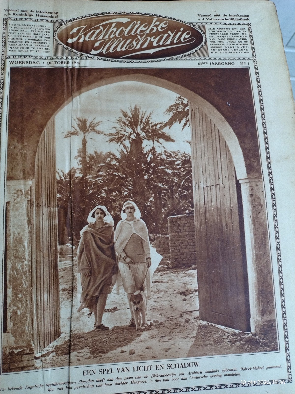Katholieke Illustratie - Historisch Tijdschrift 1928, Ophalen of Verzenden, Gelezen, Overige typen