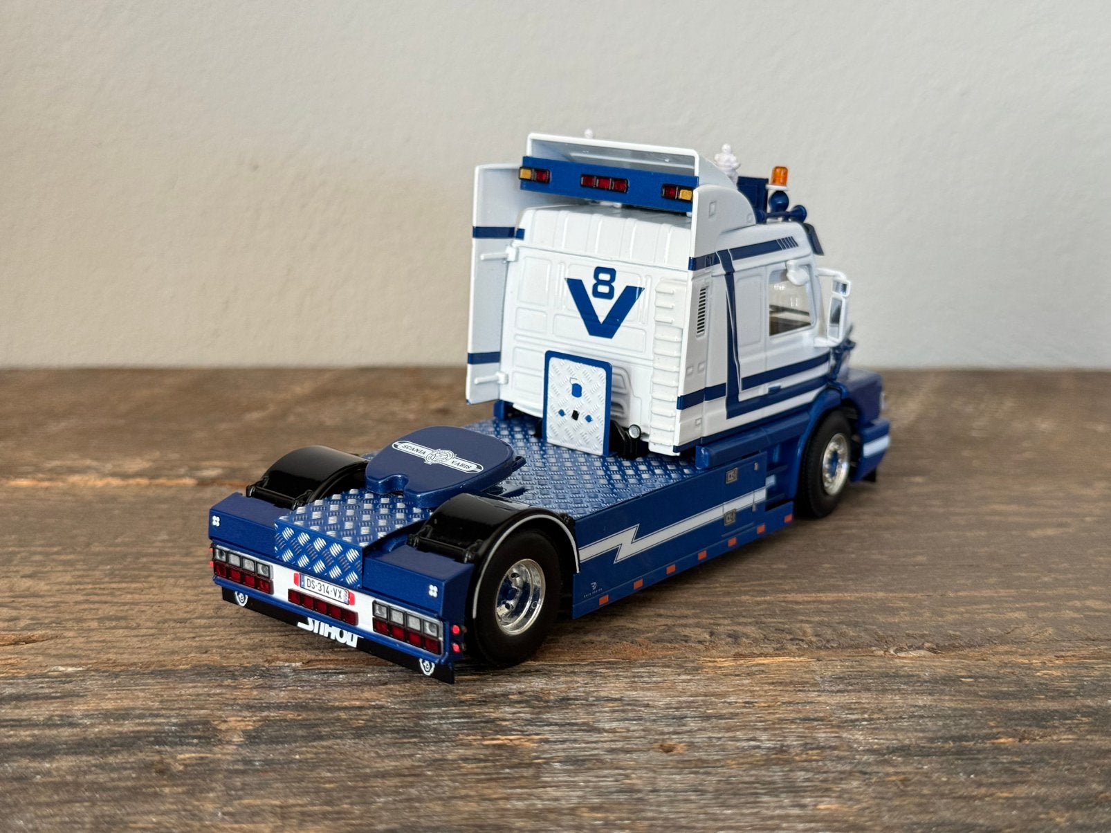 WSI - Scania 143 Torpedo Sadler, Ophalen of Verzenden, Zo goed als nieuw, Bus of Vrachtwagen, Wsi