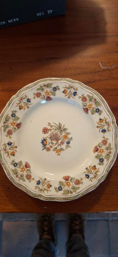 3 bordjes Gien France Moustiers Olerys, Antiek en Kunst, Antiek | Servies los, Ophalen