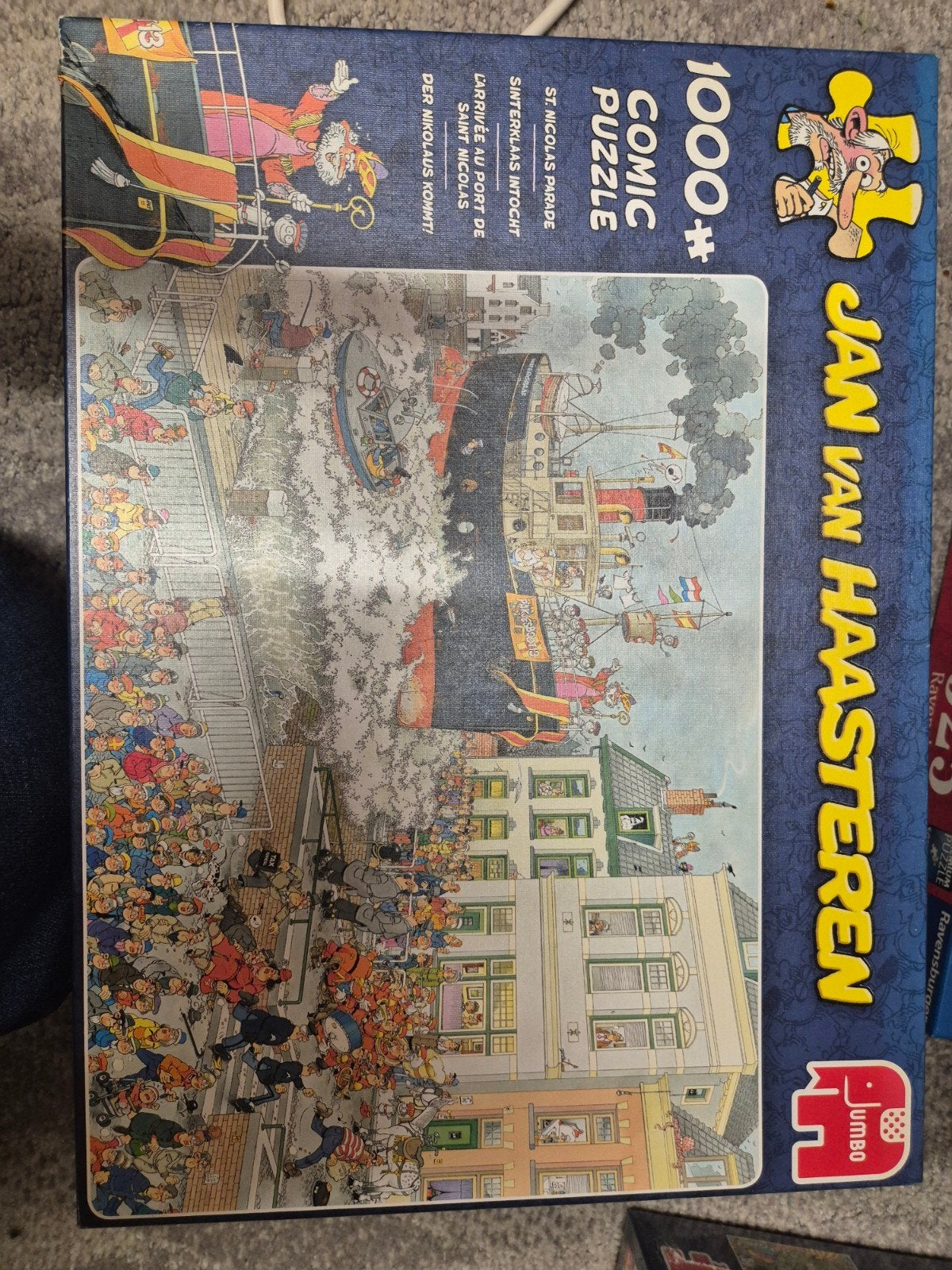 Jan van Haasteren Comic Puzzel - Sinterklaas Intocht, Ophalen of Verzenden, 500 t/m 1500 stukjes, Gebruikt, Legpuzzel