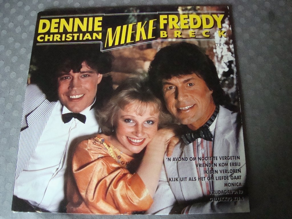Dennie christian mieke freddy breck, Ophalen of Verzenden, Zo goed als nieuw, 12 inch, Levenslied of Smartlap