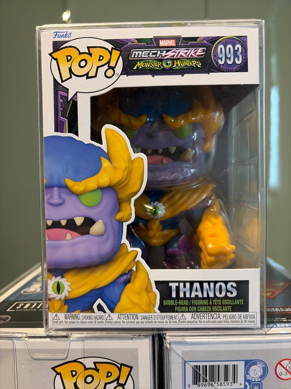 Funko Pop! Marvel Mech Strike Monster Hunters Thanos #993, Ophalen of Verzenden, Nieuw