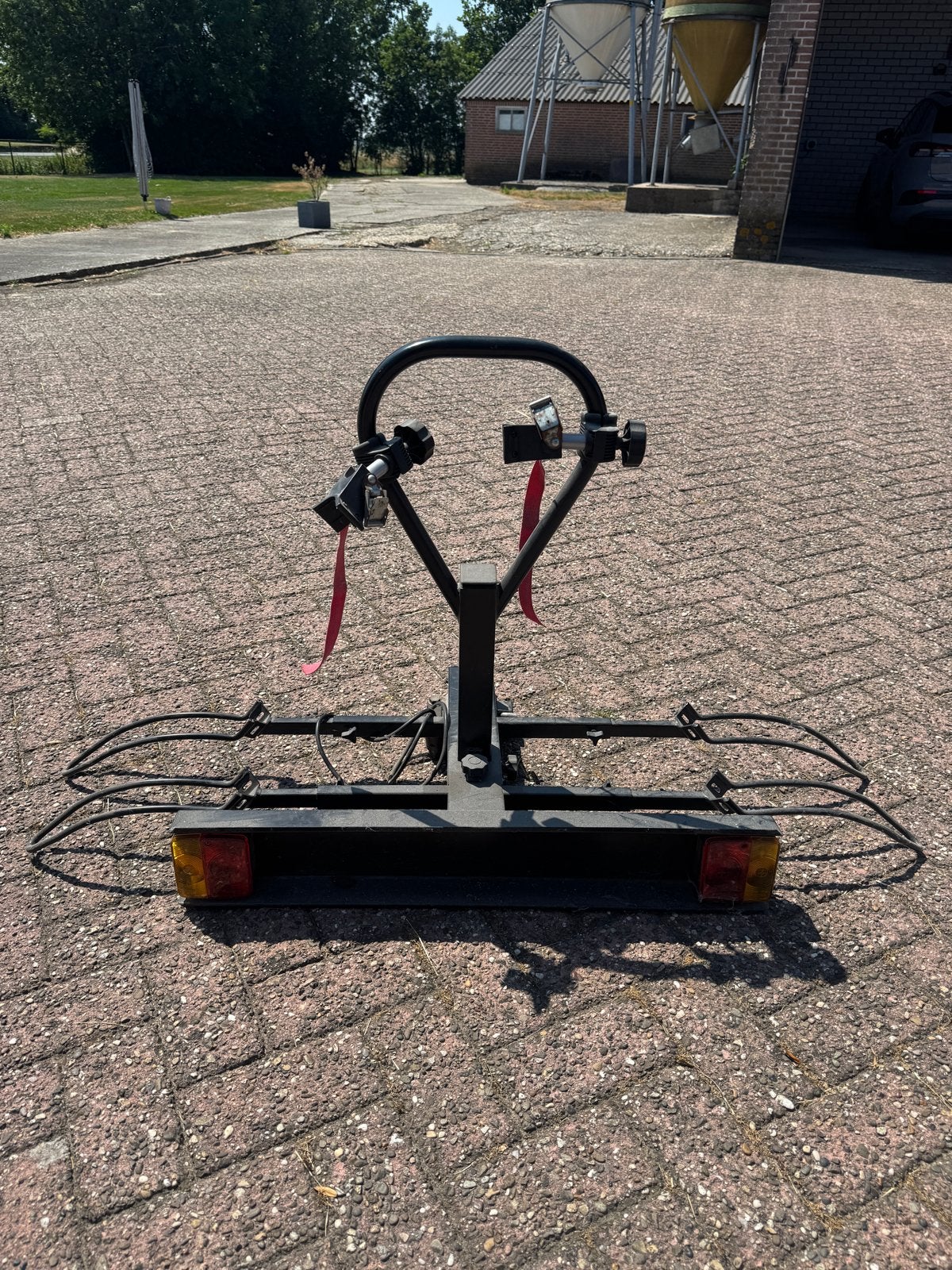 Stevige trekhaak fietsendrager voor 2 fietsen, Ophalen, 2 fietsen, Gebruikt, Trekhaakdrager