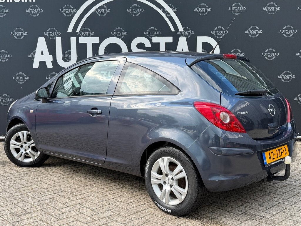 Opel Corsa 1.4-16V Business NL-Auto / NAP / APK / Airco / Af, Stof, Zwart, 4 cilinders, Origineel Nederlands