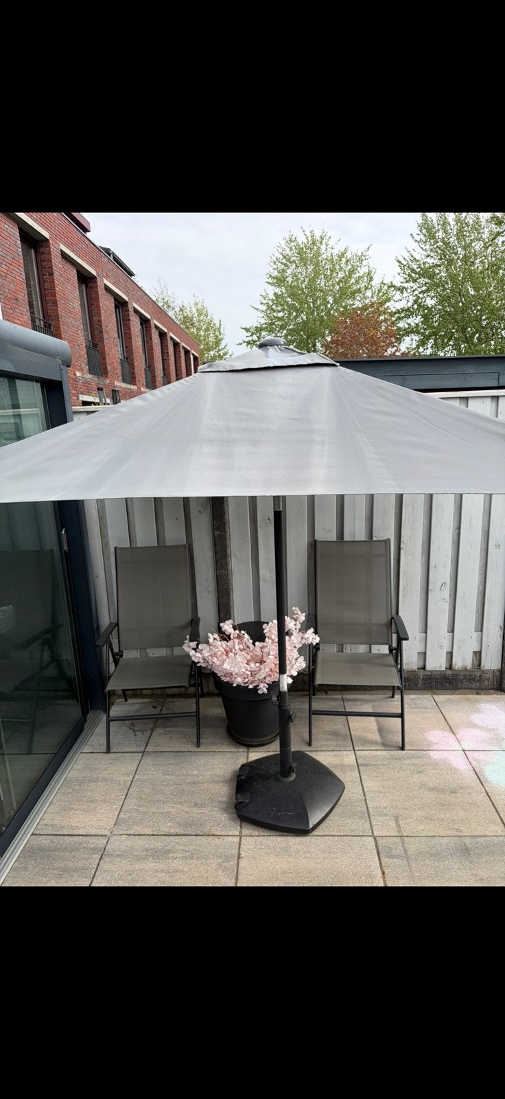 Parasol, Ophalen, Gebruikt, Parasolvoet