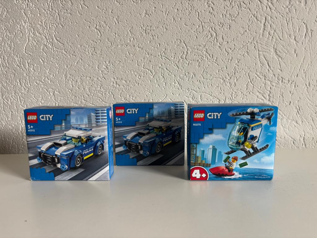 LEGO city politievoertuigen, Ophalen of Verzenden, Zo goed als nieuw