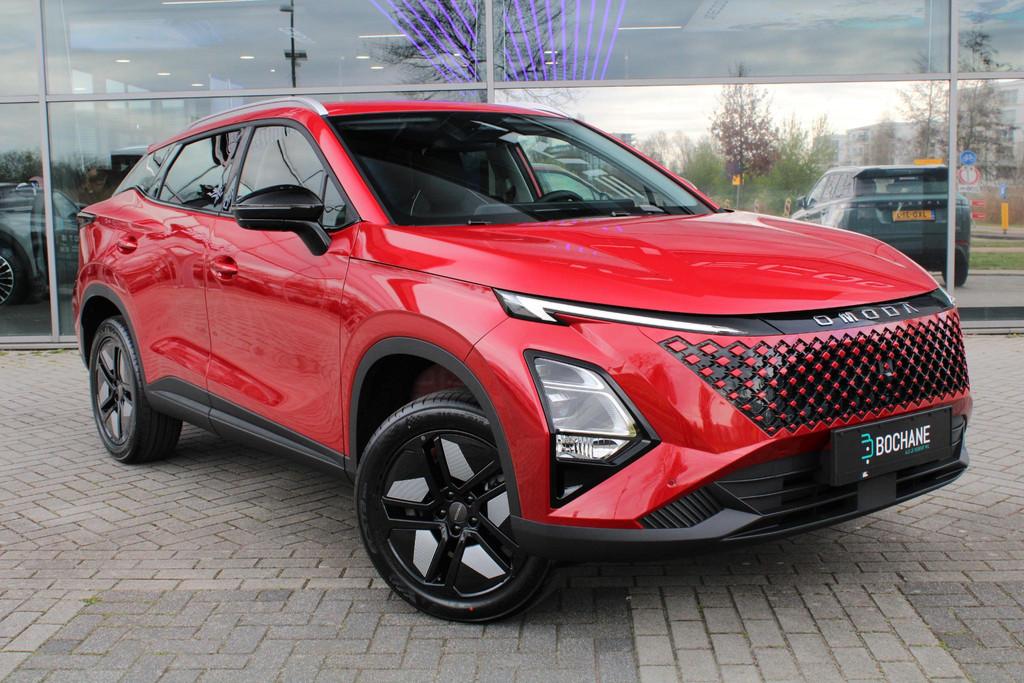 Omoda 5 1.6 T-GDi SHS-H Premium Bloodstone Red, Auto's, Euro 6, 4 cilinders, 2 kWh, Adaptive Cruise Control