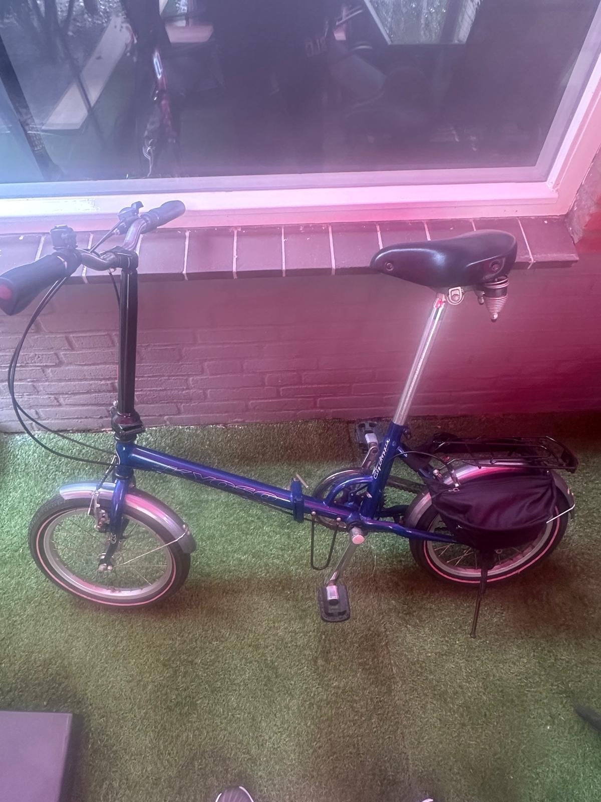 Opvouwbare fiets - Ideaal voor woon-werkverkeer, Overige merken, 20 inch of meer, Gebruikt, Velgrem
