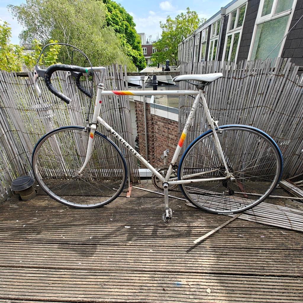 Vintage peugeot racefiets, Fietsen en Brommers, Fietsen | Dames | Sportfietsen en Toerfietsen, Ophalen, 10 tot 15 versnellingen