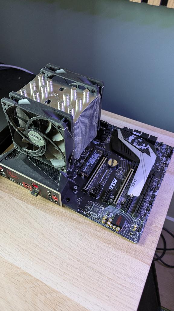 i7 9700K + MSI MPG Z390 + Scythe Mugen 5, Ophalen, Gebruikt, LGA 1151, DDR4