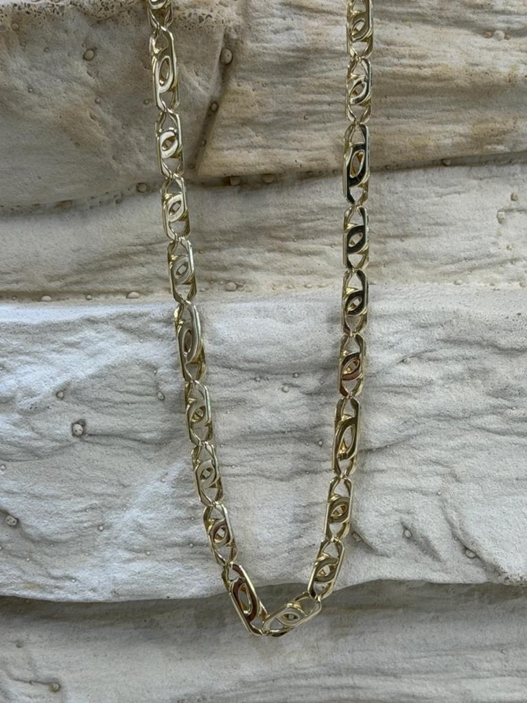 Gouden ketting - Ankerschakel - 14 Karaat, Www.bredajuwelier.nl, Nieuw, Ophalen of Verzenden, Www.bredajuwelier.nl