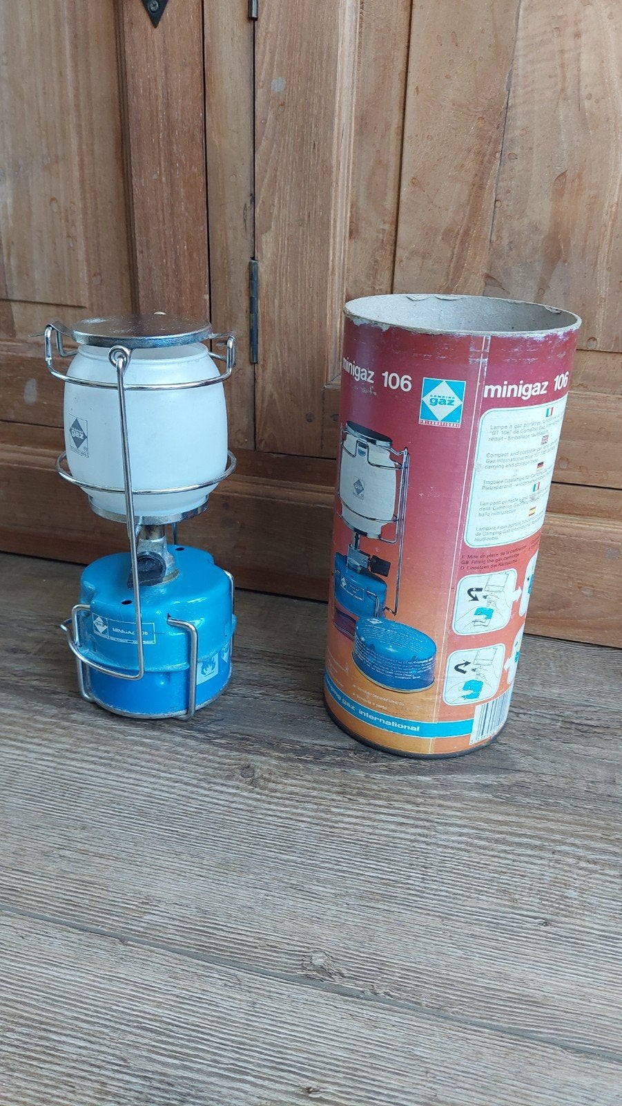 Gas-lampje, Ophalen