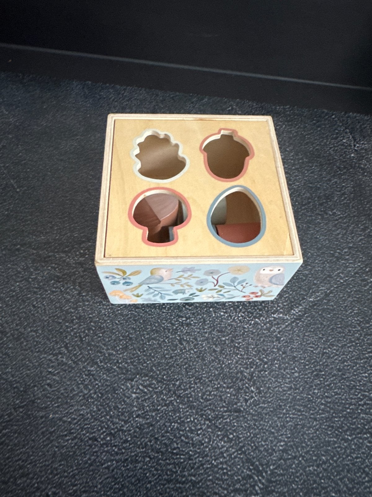 Houten vormenstoof met bosdieren Little Dutch, Ophalen of Verzenden, Zo goed als nieuw, Overige typen