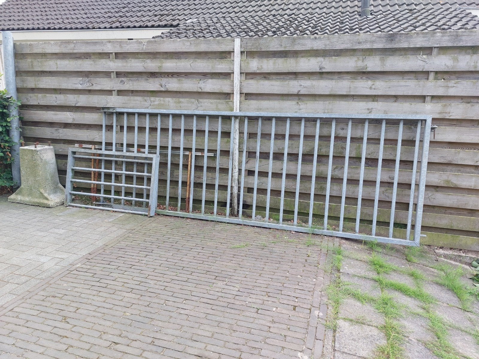 Terrein / Tuin / Erf hek, Ophalen, Gebruikt, IJzer