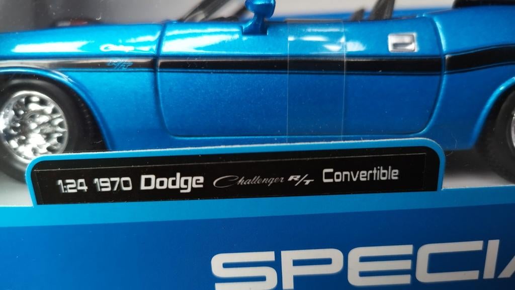 Dodge Challenger Rt Convertible 1970 1:24 Maisto Pol, Maisto, Auto, Verzenden, .