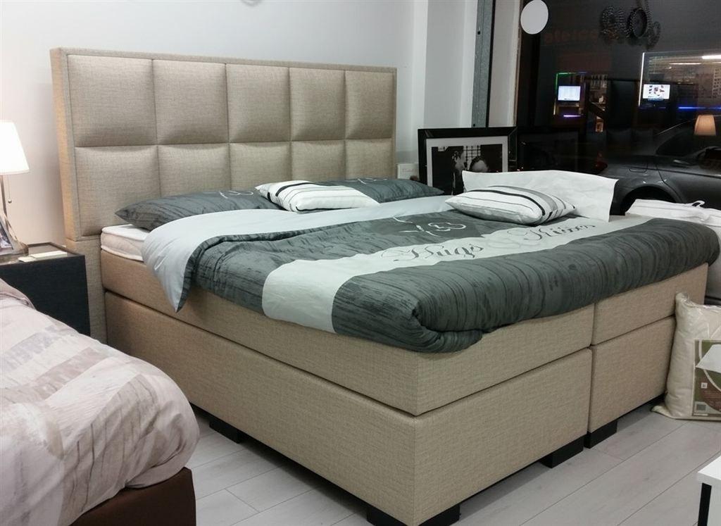 Blok elegante design Boxspring bedden set--AANBIEDING--, Ophalen of Verzenden, Nieuw, Tweepersoons, 140 cm