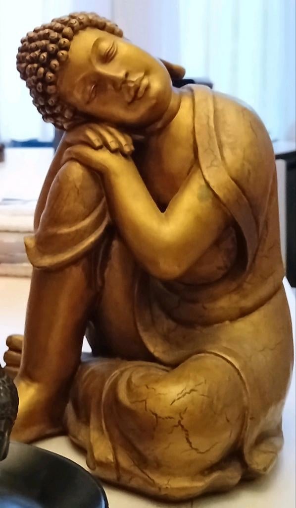 Buddha beeld, Huis en Inrichting, Woonaccessoires | Boeddhabeelden, Ophalen, Zo goed als nieuw