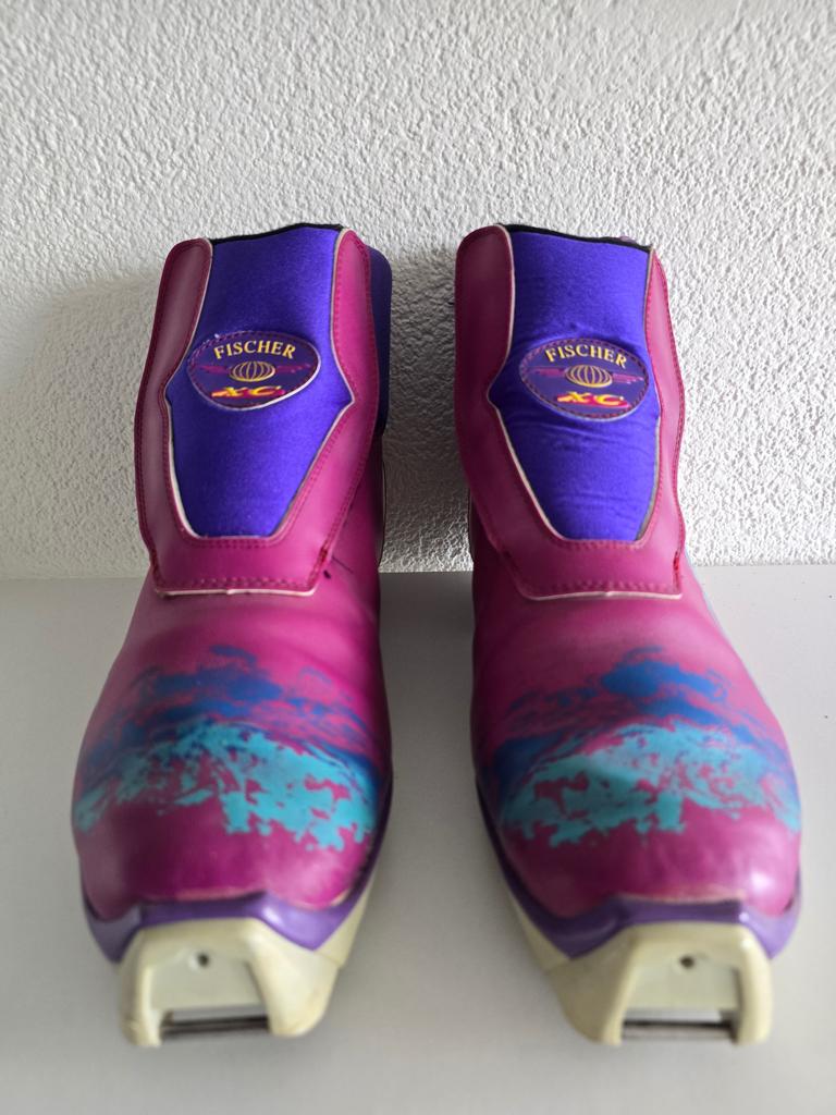 Fischer langlaufschoenen maat 41, 1x gebruikt, Sport en Fitness, Ophalen, Schoenen, Zo goed als nieuw, Minder dan 100 cm
