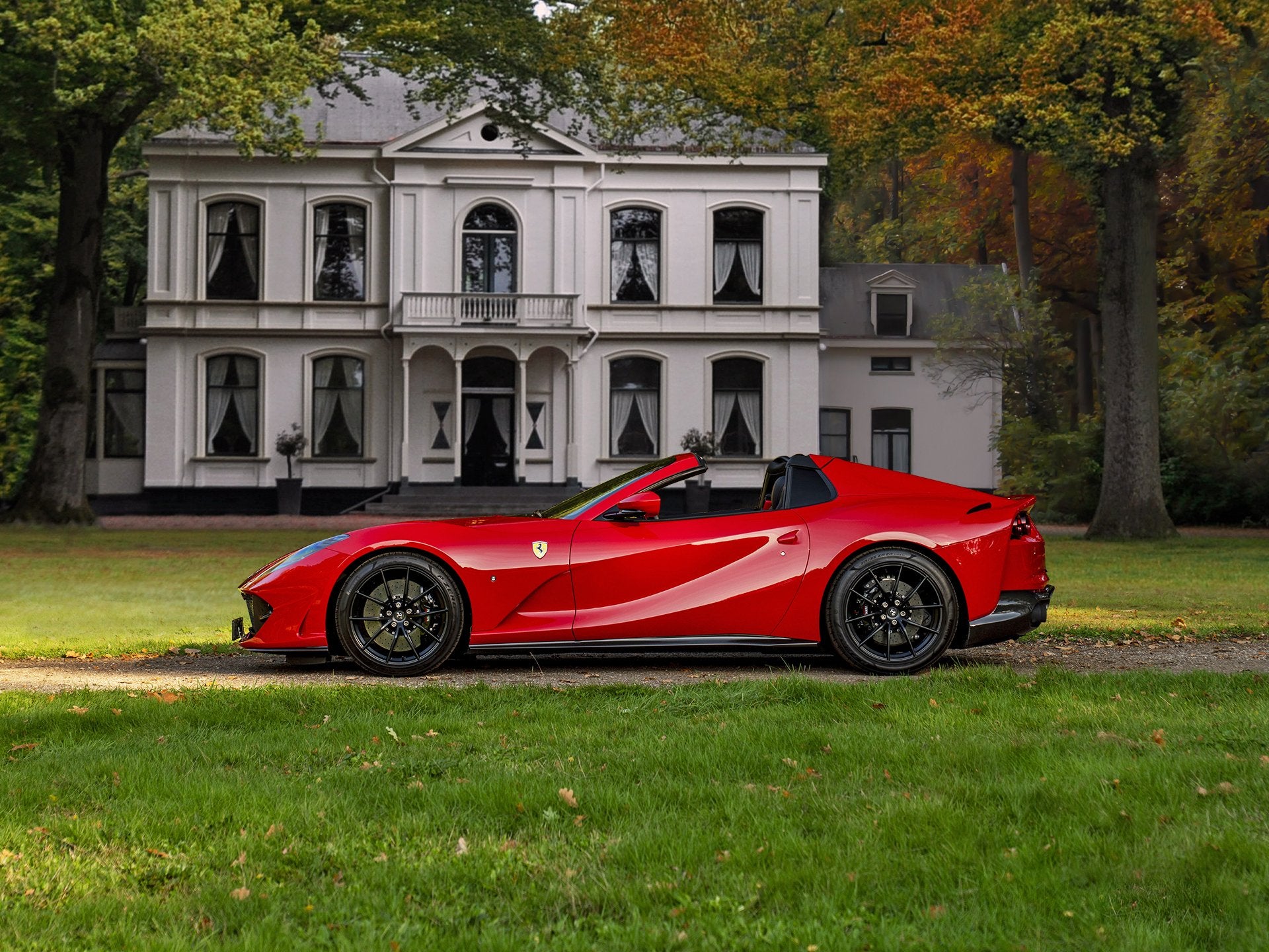 Ferrari 812 GTS 6.5 V12 HELE | Full carbon | Lift | Pass. di, Auto's, Automaat, Dealer onderhouden, Achterwielaandrijving, Gebruikt