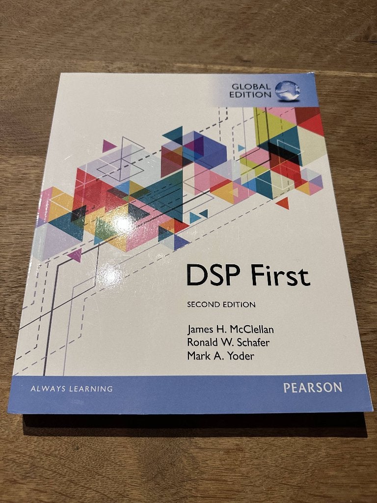 DSP First, Ophalen, James H. McClellan, Ronald W. Schafer & Mark A. Yoder, Elektrotechniek, Nieuw