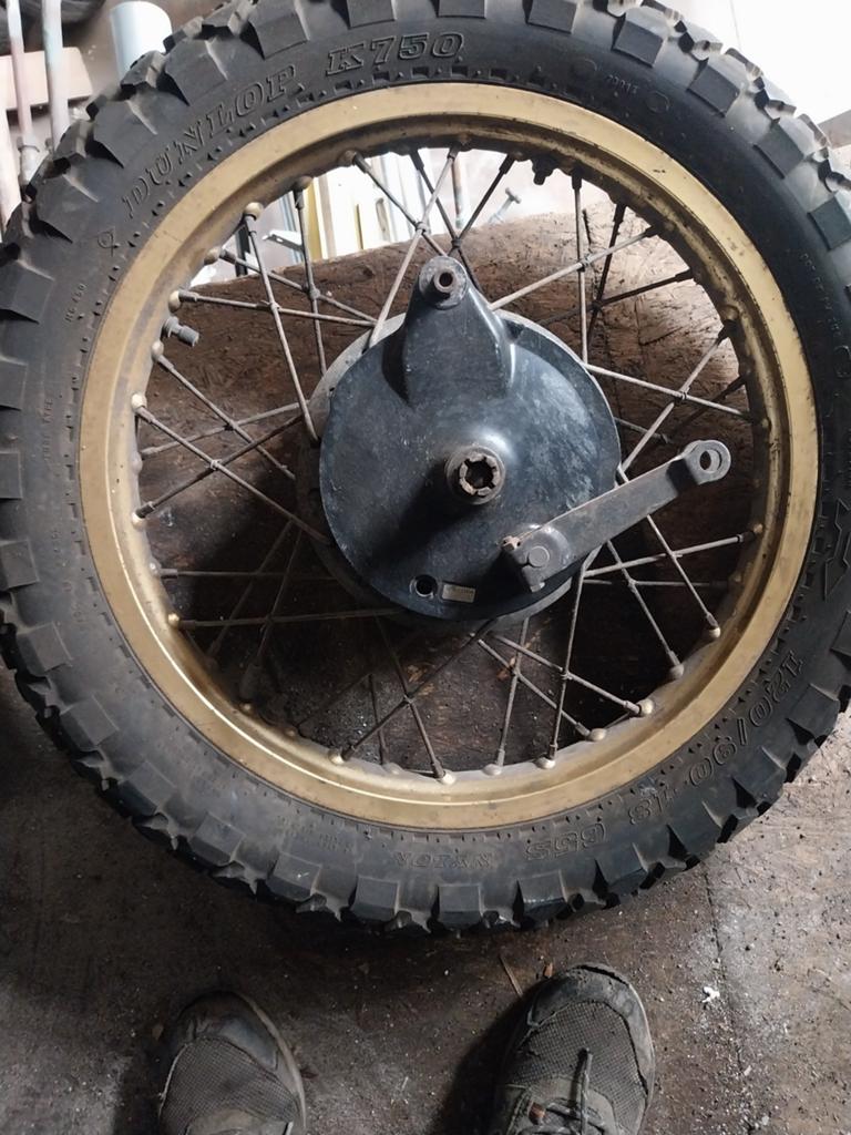 Yamaha xt 500 achter wiel, Motoren, Ophalen