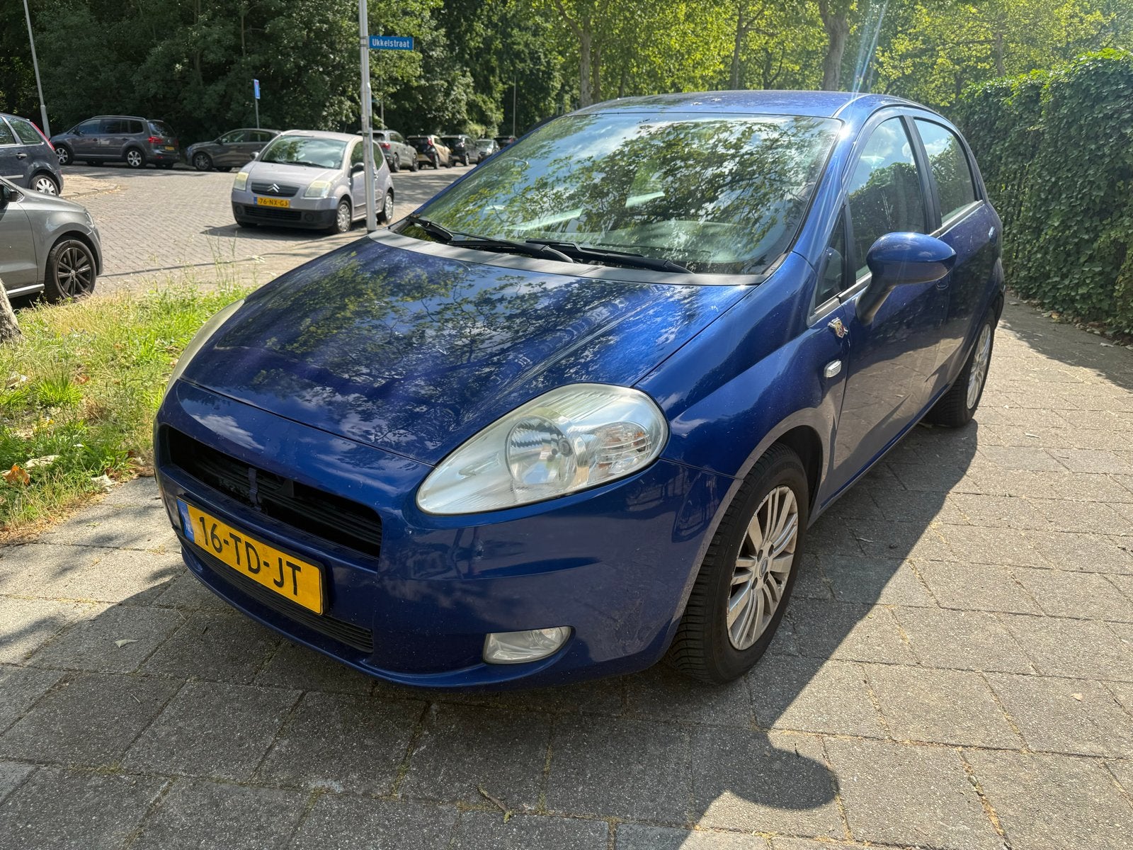 Fiat Punto 1.4 - AIRCO!, Voorwielaandrijving, 40 €/maand, Origineel Nederlands, Bedrijf