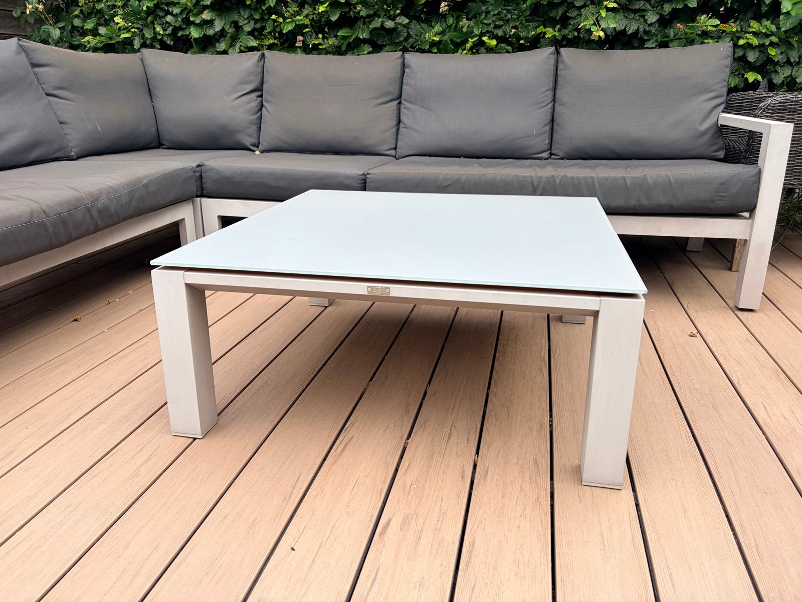 LIFE Salontafel of Loungectafel Concept 90x90cm muisgrijs, Ophalen, Gebruikt, Vierkant, Overige materialen