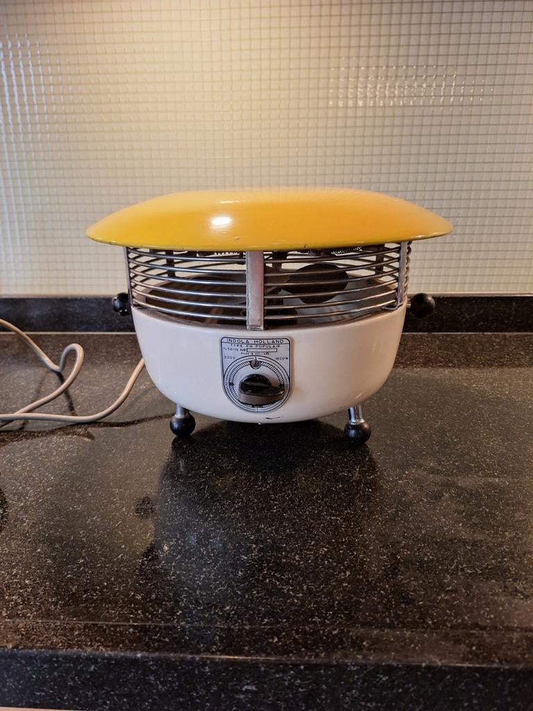 Vintage Indola UFO Ventilator - Warm & Koud - Prima Staat, Witgoed en Apparatuur, Ophalen of Verzenden, Gebruikt, Tafelventilator
