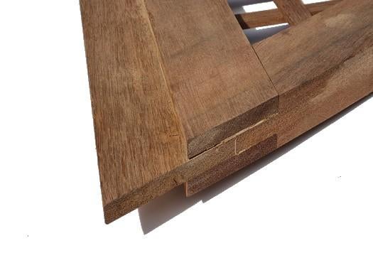 Hardhouten trellis raam, Ophalen, Overige typen, Nieuw, Hardhout