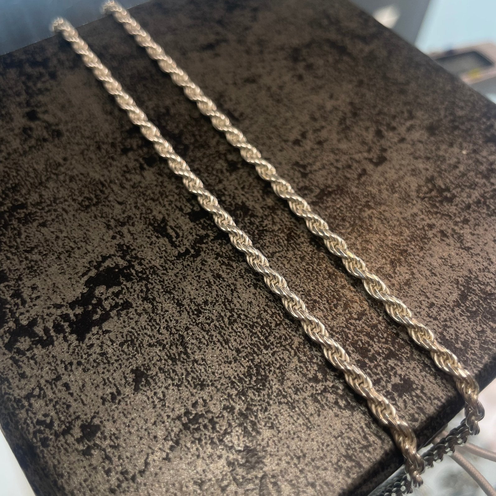 Zilveren rope chain, Ophalen of Verzenden, Nieuw, Zilver, Zilver