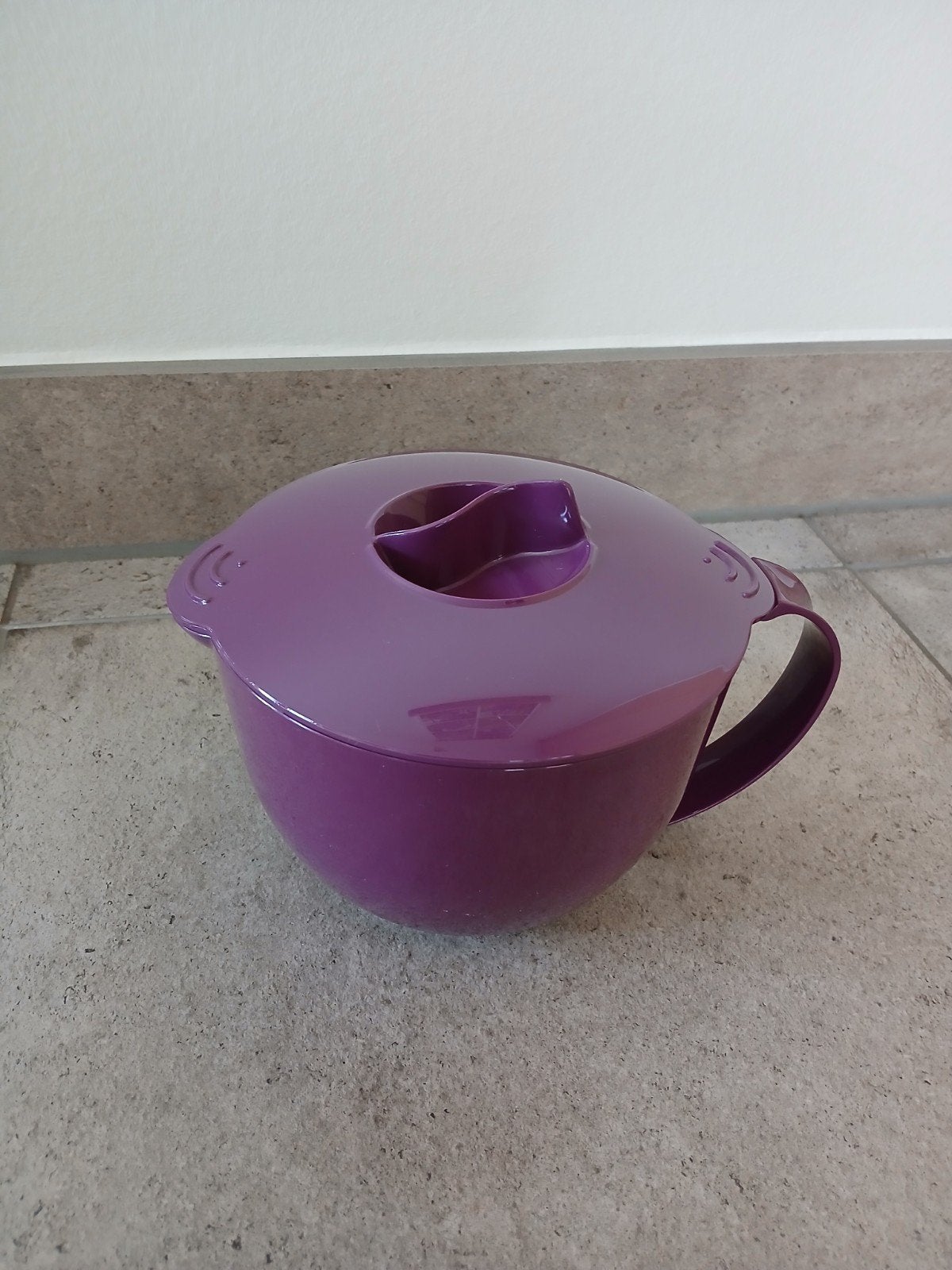 Nieuw Tupperware microcook, magnetron, maat/kookpan 1ltr., Paars, Overige typen, Nieuw, Ophalen of Verzenden
