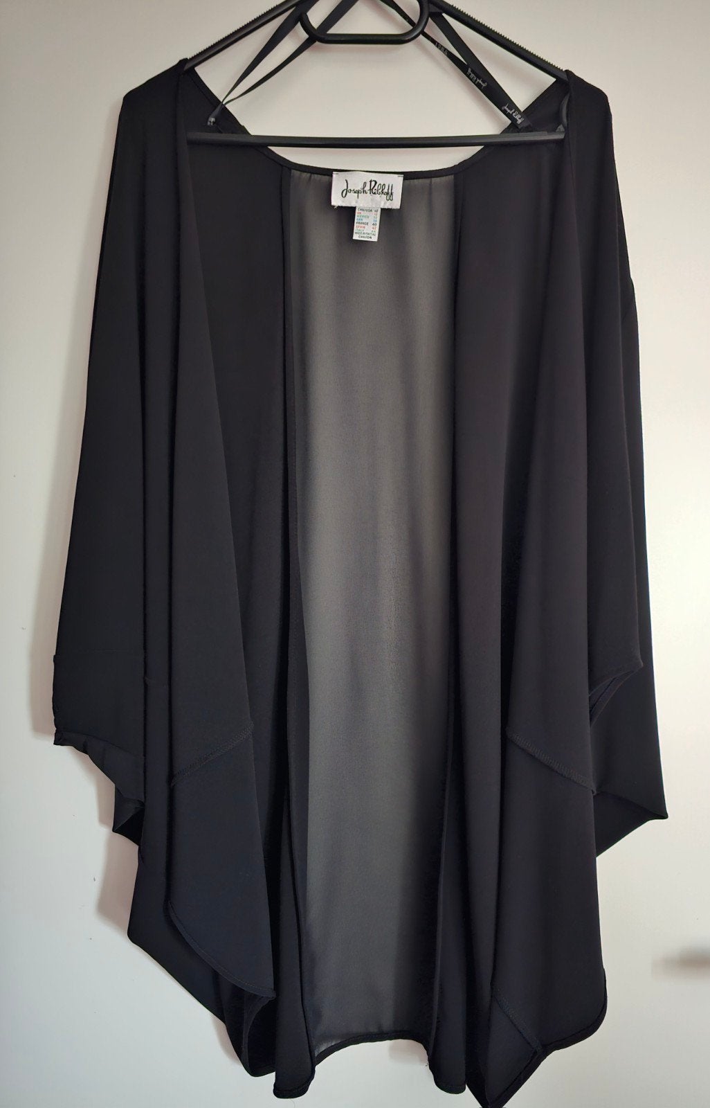 JOSEPH RIBKOFF; BIJZONDER VEST € 25,-, Ophalen, Zo goed als nieuw, Maat 38/40 (M), Zwart