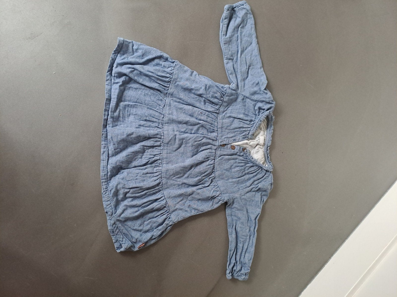 Schattige blauwe jurk voor meisjes, Kinderen en Baby's, Babykleding | Maat 86, Ophalen of Verzenden, Gebruikt, Noppies, Meisje