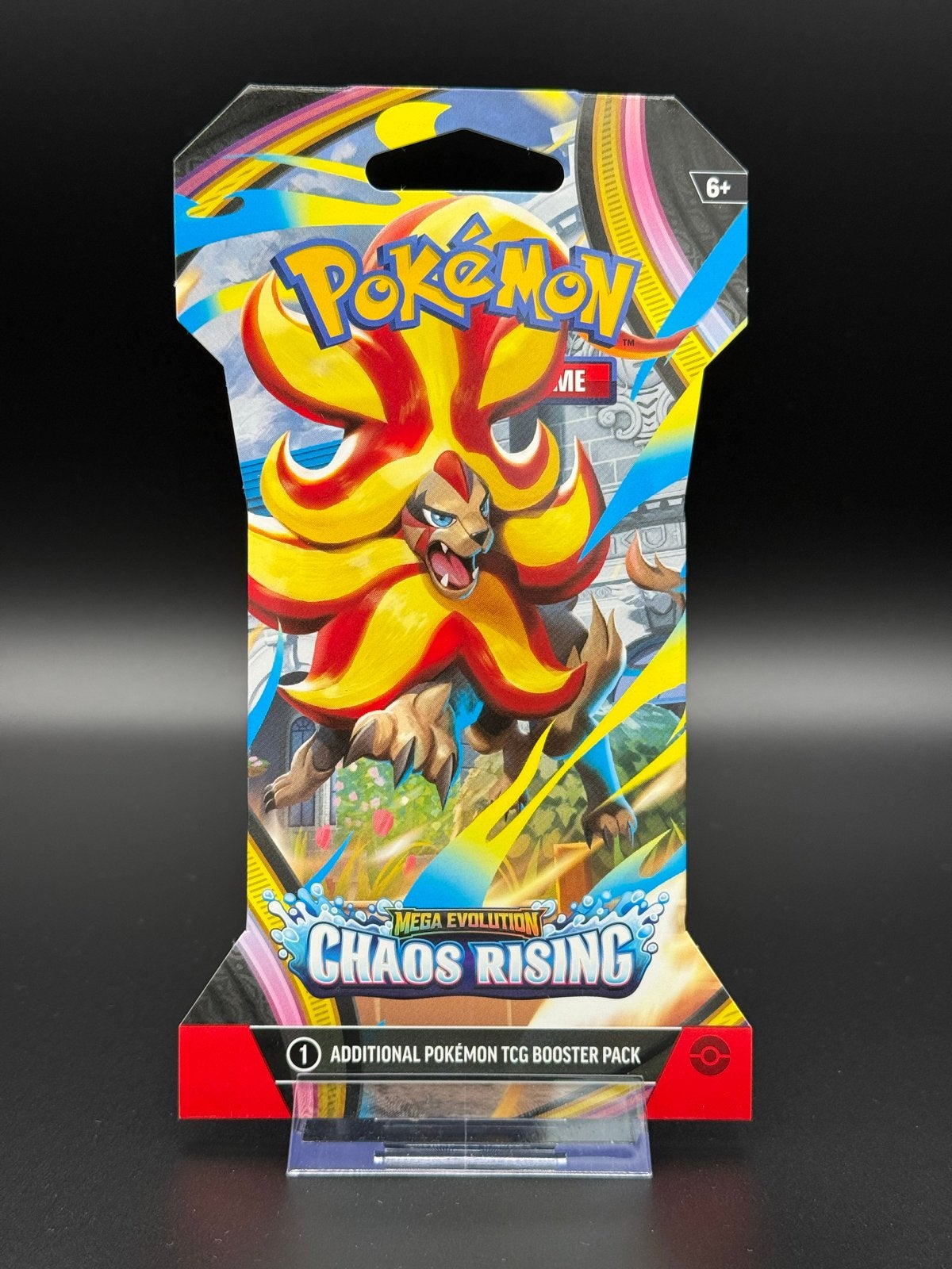 Pokémon TCG - Chaos Rising - Sleeved Booster Pack, Ophalen of Verzenden, Zo goed als nieuw, Booster, Foil