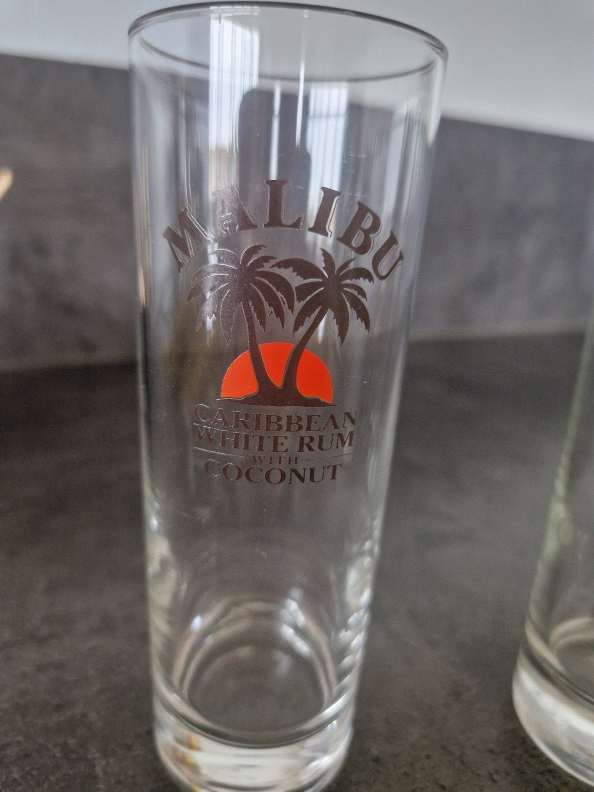 Malibu glazen (5x), Ophalen of Verzenden, Zo goed als nieuw, Overige typen