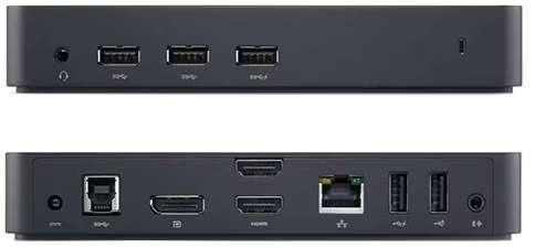 Dell USB 3.0 Ultra HD Triple Video Docking D3100 65W adapter, Computers en Software, Docking station, Ophalen of Verzenden, Zo goed als nieuw