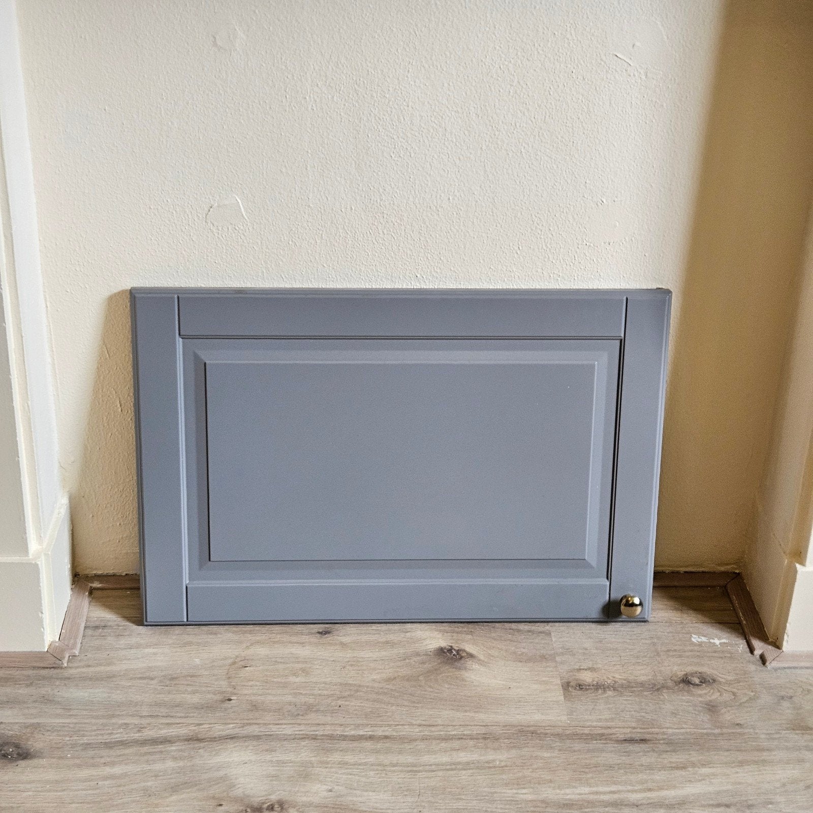 Bodbyn grijs 60x40cm, Ophalen, Zo goed als nieuw, Vrijstaande haard, Elektrische haard