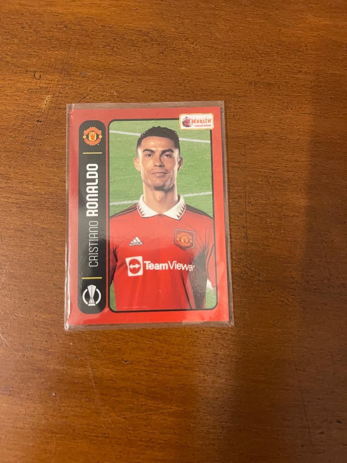 Cristiano Ronaldo Topps Merlin Heritage 98 kaart #080, Ophalen of Verzenden, Zo goed als nieuw, Buitenlandse clubs, Spelerskaart
