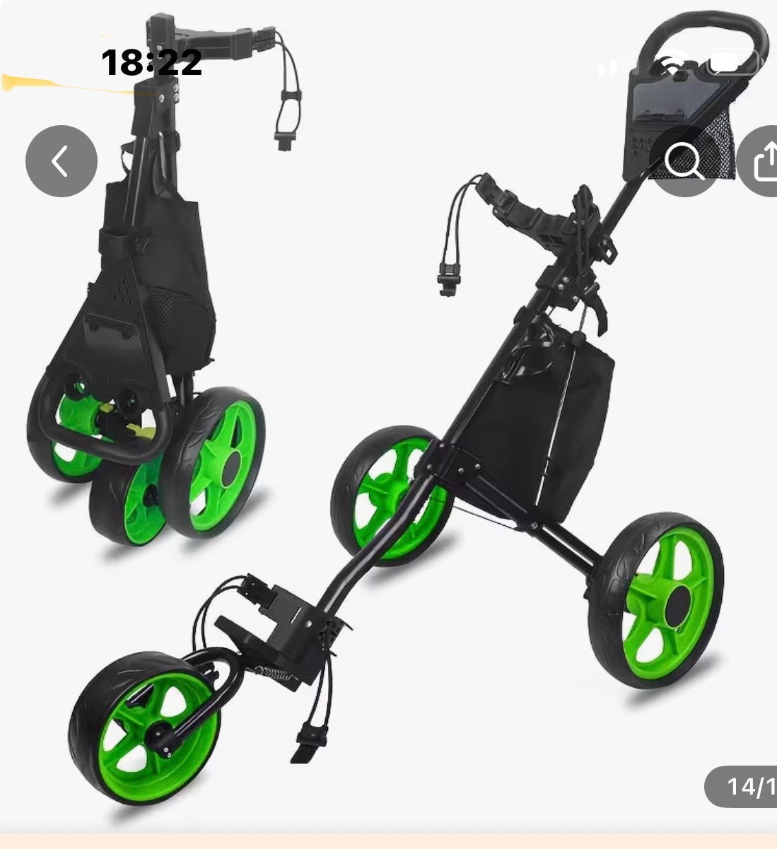 Golfkar nog indoos, Ophalen, Nieuw, Golfkar, Overige merken