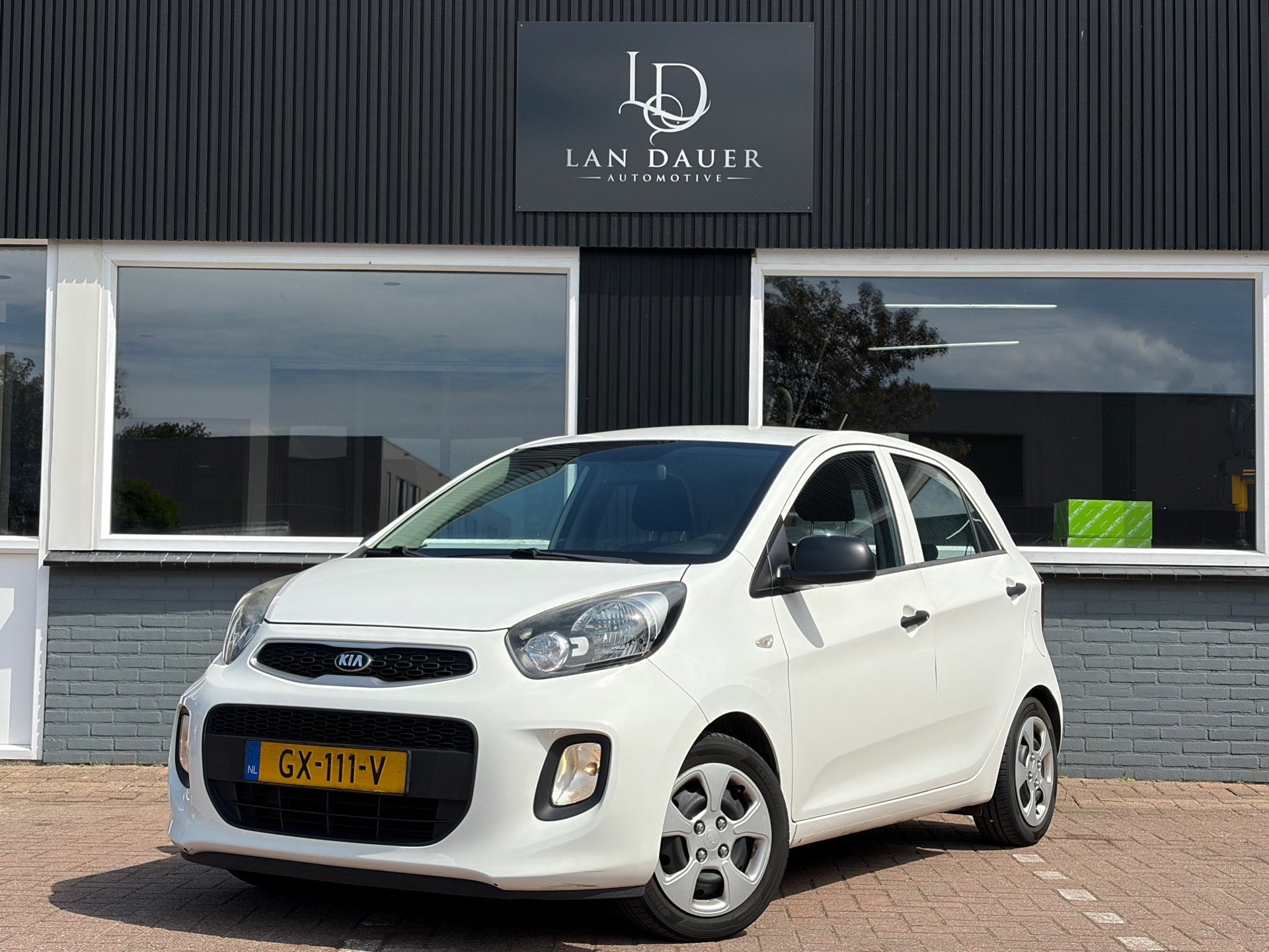 Kia Picanto 1.0 CVVT EconomyLine / Lage kilometerstand !, Auto's, Kia, Voorwielaandrijving, Euro 5, Gebruikt, Wit