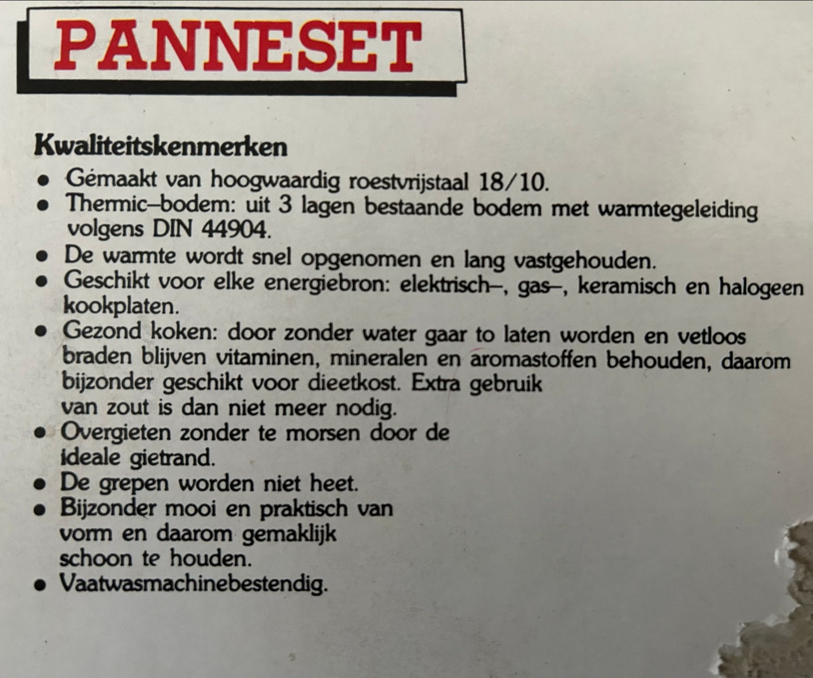 Happy Baron Pannenset 12-delig RVS - Nieuw in doos, Ophalen of Verzenden, Nieuw, Rvs, Pannenset